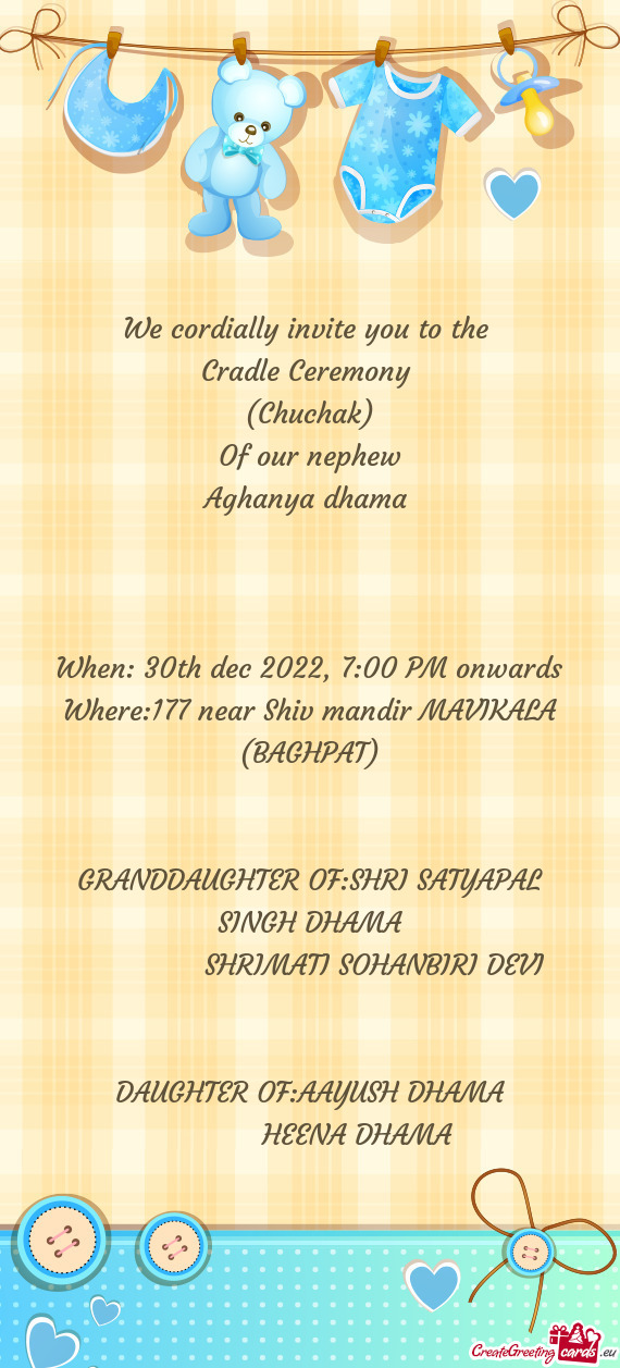 When: 30th dec 2022, 7:00 PM onwards