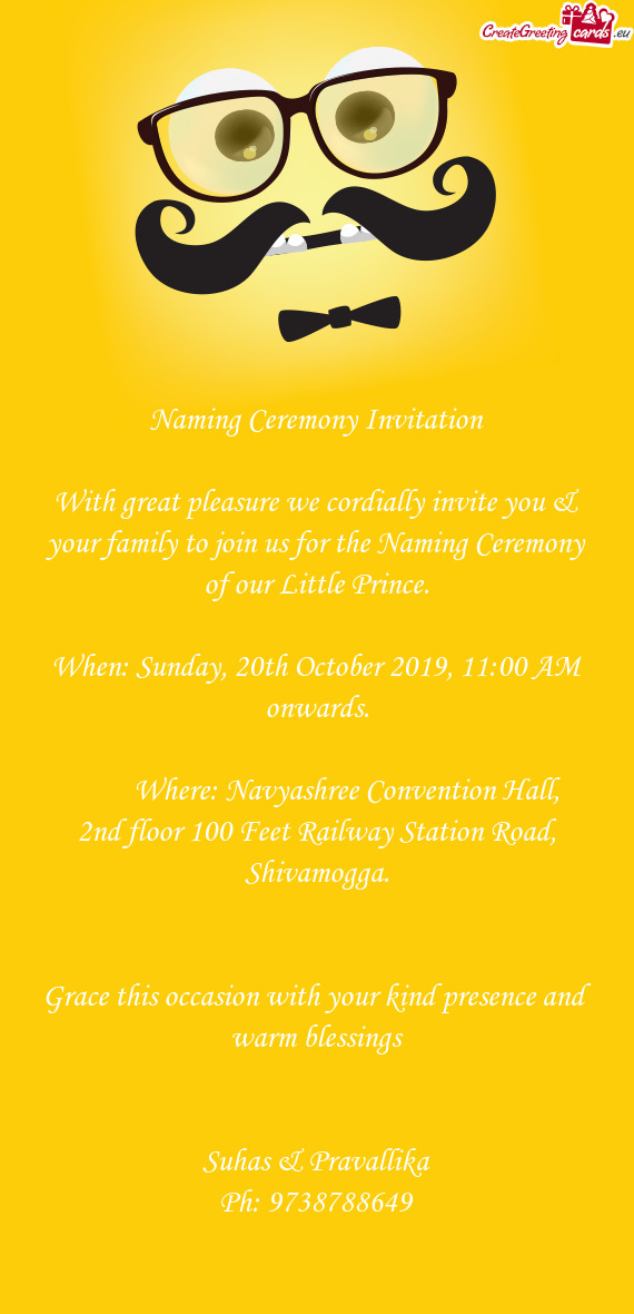 Where: Navyashree Convention Hall, 2nd floor 100 Feet Railway Station Road, Shivamogga