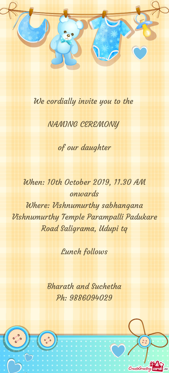 Where: Vishnumurthy sabhangana