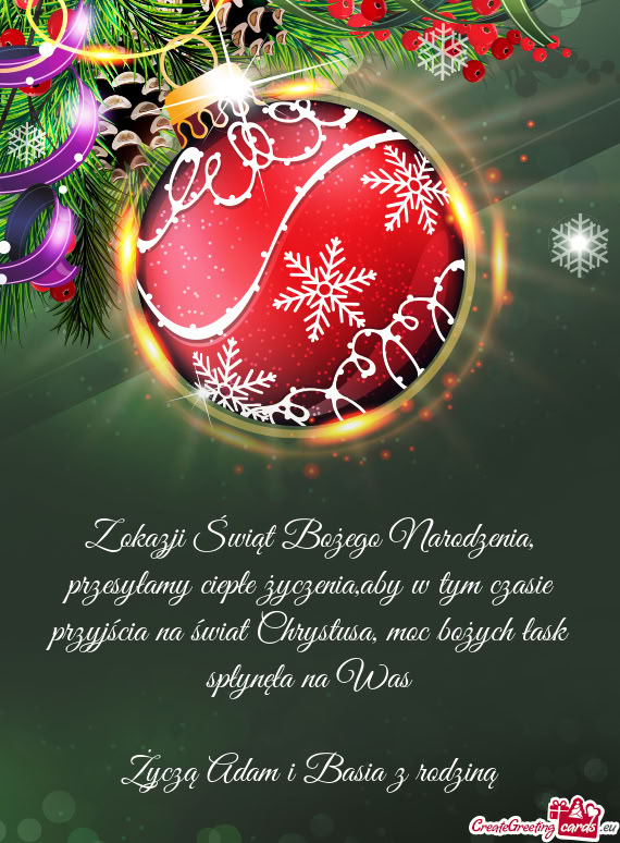 Wiat Chrystusa, moc bożych łask spłynęła na Was