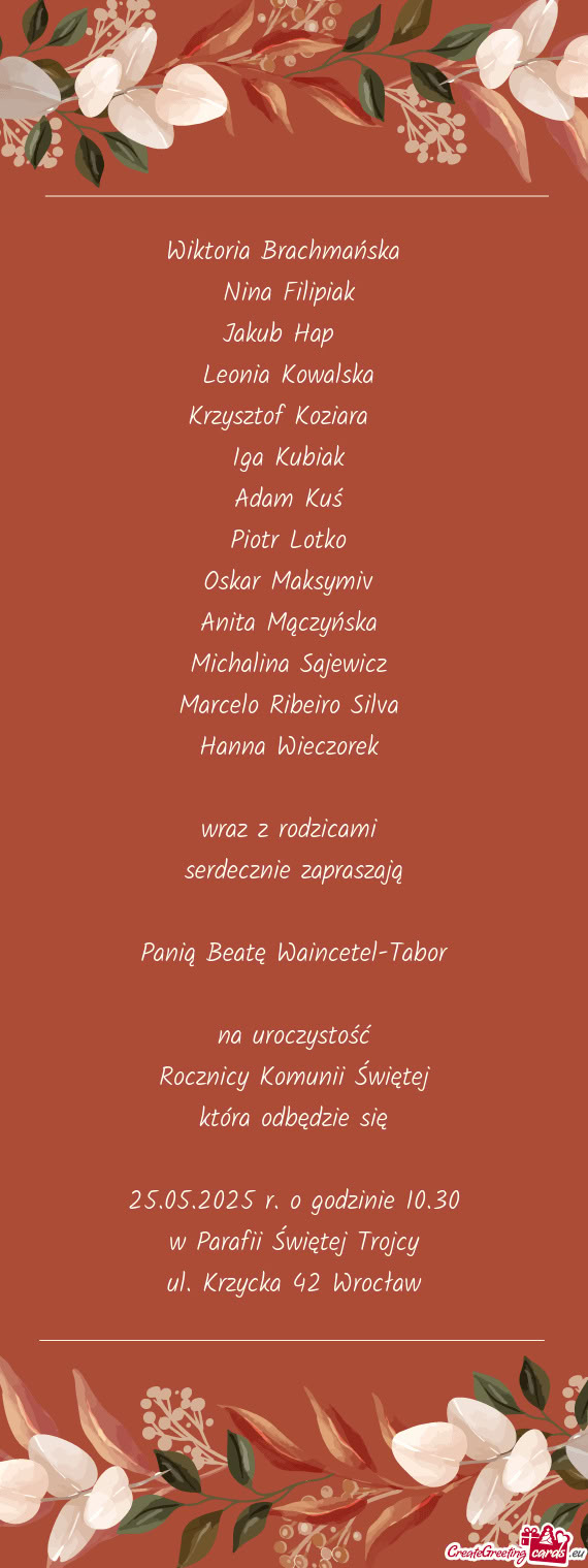 Wiktoria Brachmańska