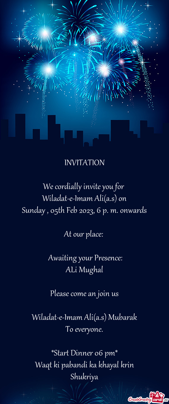 Wiladat-e-Imam Ali(a.s) on