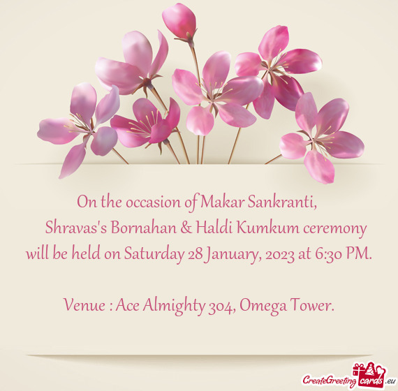 Will be held on Saturday 28 January, 2023 at 6:30 PM