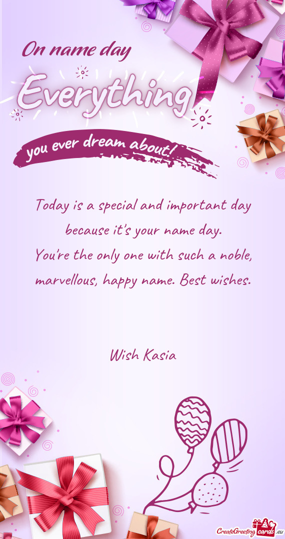 Wish Kasia