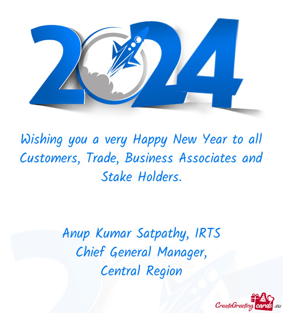 Wishing you a very Happy New Year to all Customers, Trade, Business Associates and Stake Holders