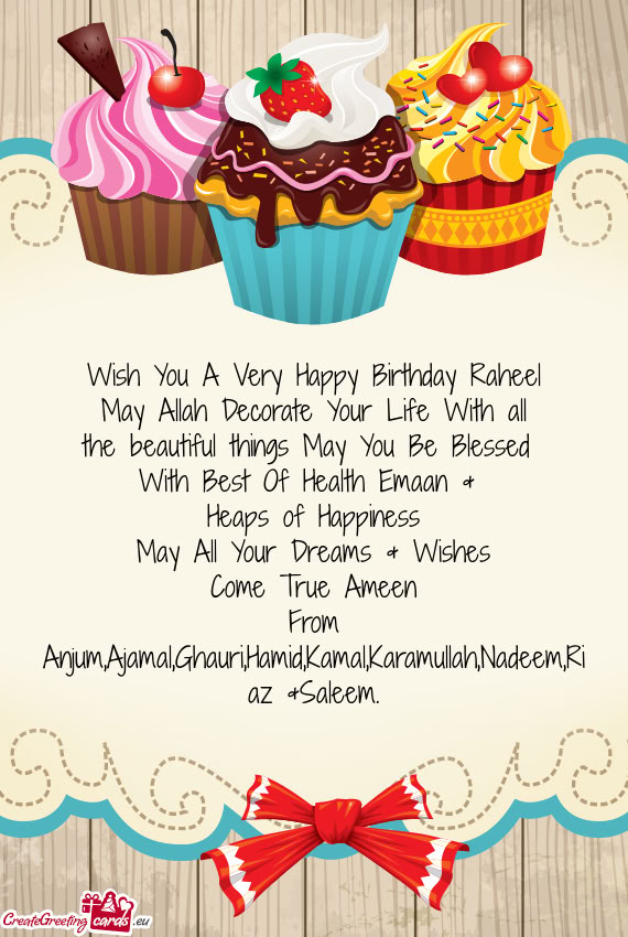 With Best Of Health Emaan &