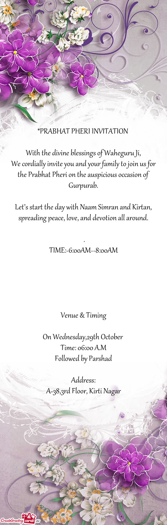 With the divine blessings of Waheguru Ji