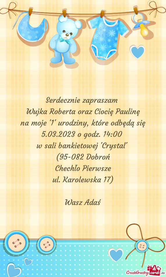 Wujka Roberta oraz Ciocię Paulinę