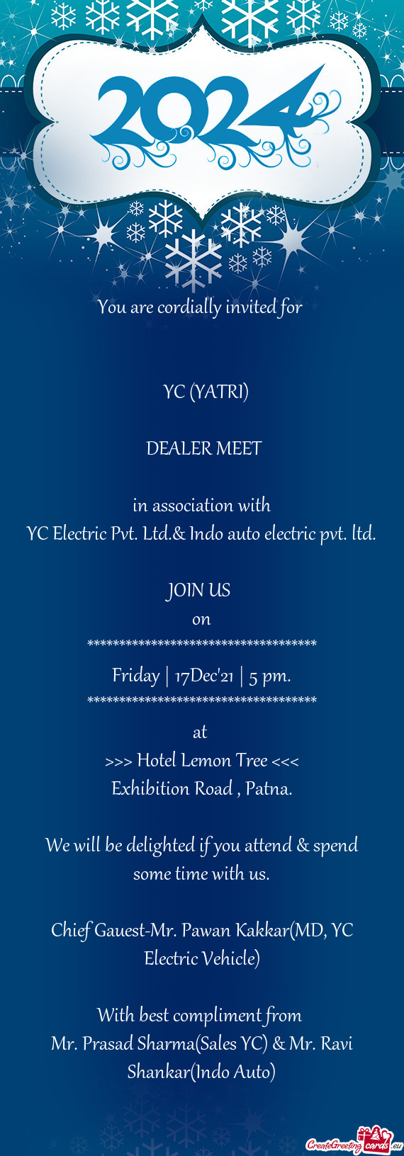 YC Electric Pvt. Ltd.& Indo auto electric pvt. ltd