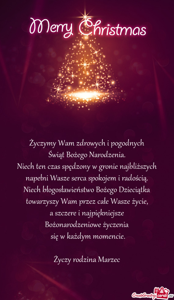 ?yczymy Wam zdrowych i pogodnych