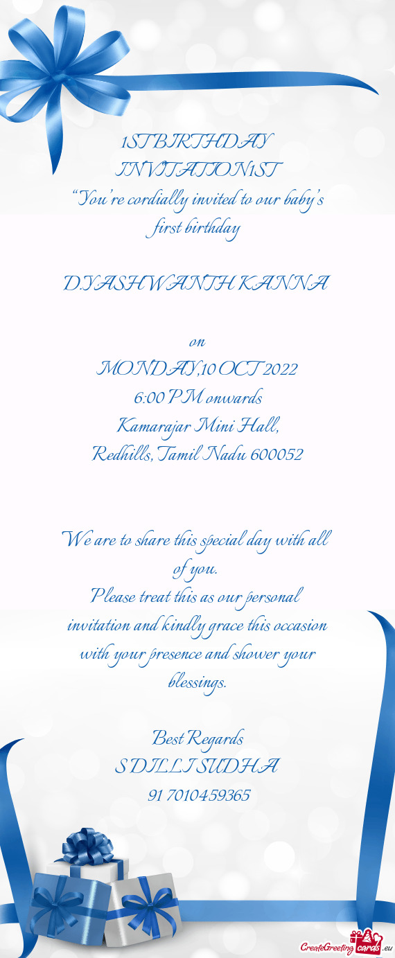 “You’re cordially invited to our baby’s first birthday