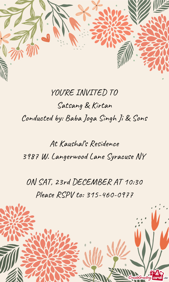 YOU’RE INVITED TO