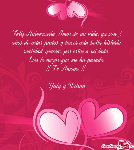 Yuly y Wilson