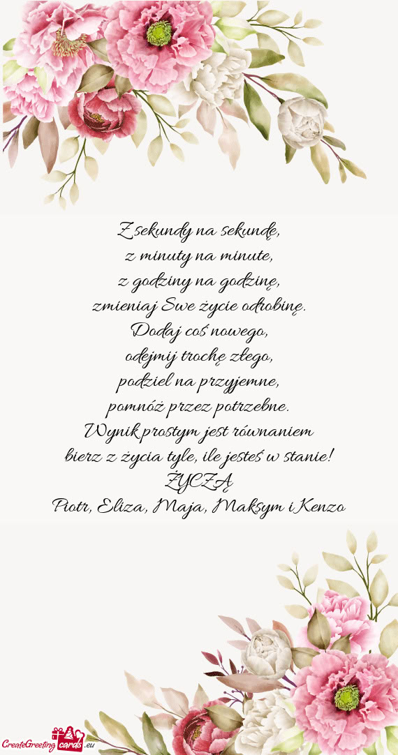 Z godziny na godzinę