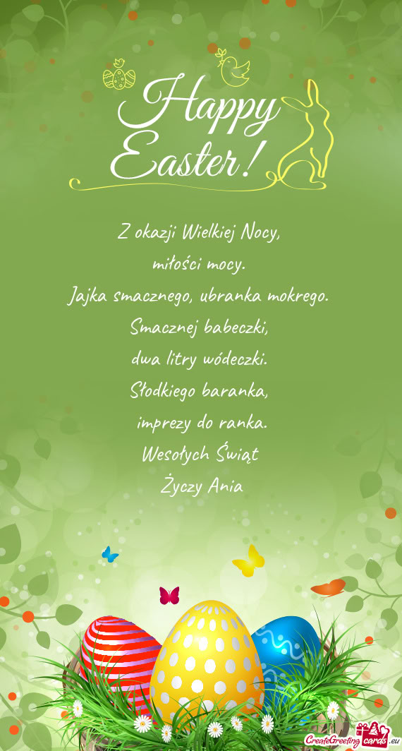 Z okazji Wielkiej Nocy