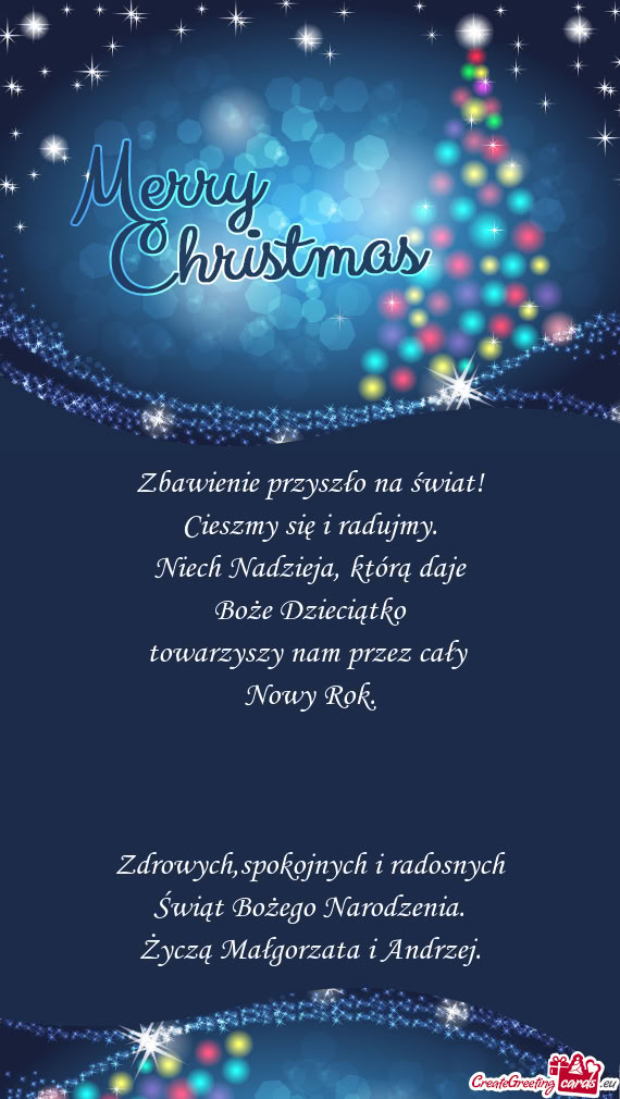 Zbawienie przyszło na świat