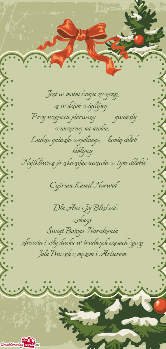 Zdrowia i siły ducha w trudnych czasach