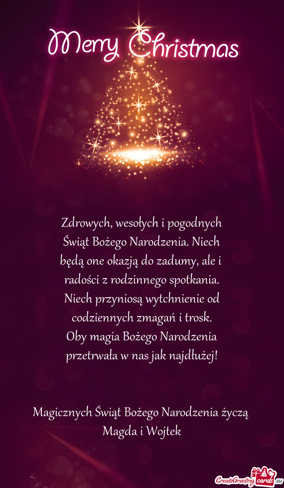 Zdrowych, wesołych i pogodnych