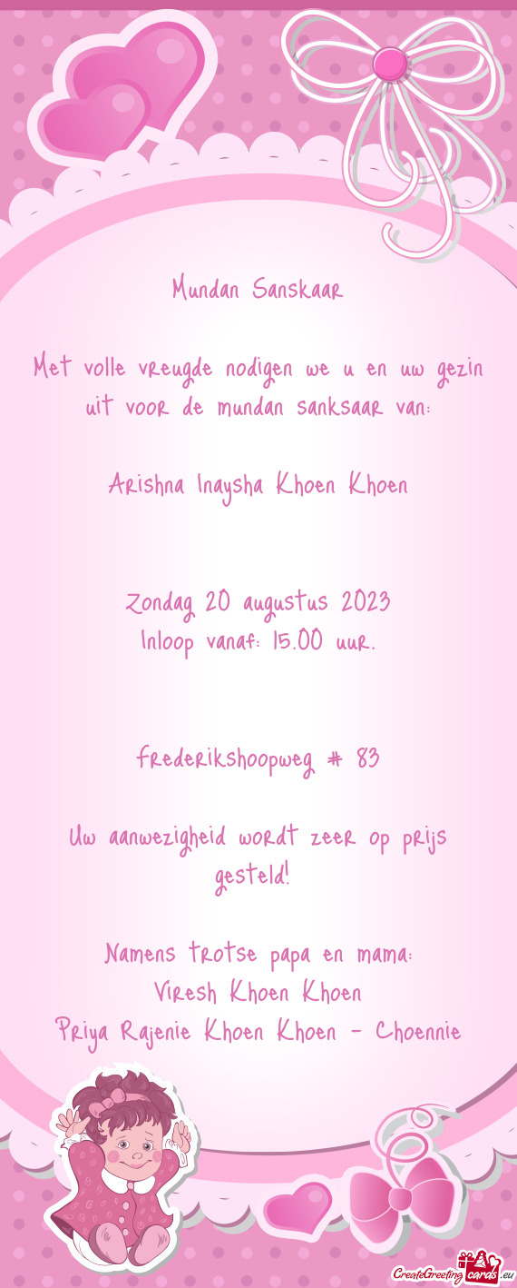 Zondag 20 augustus 2023