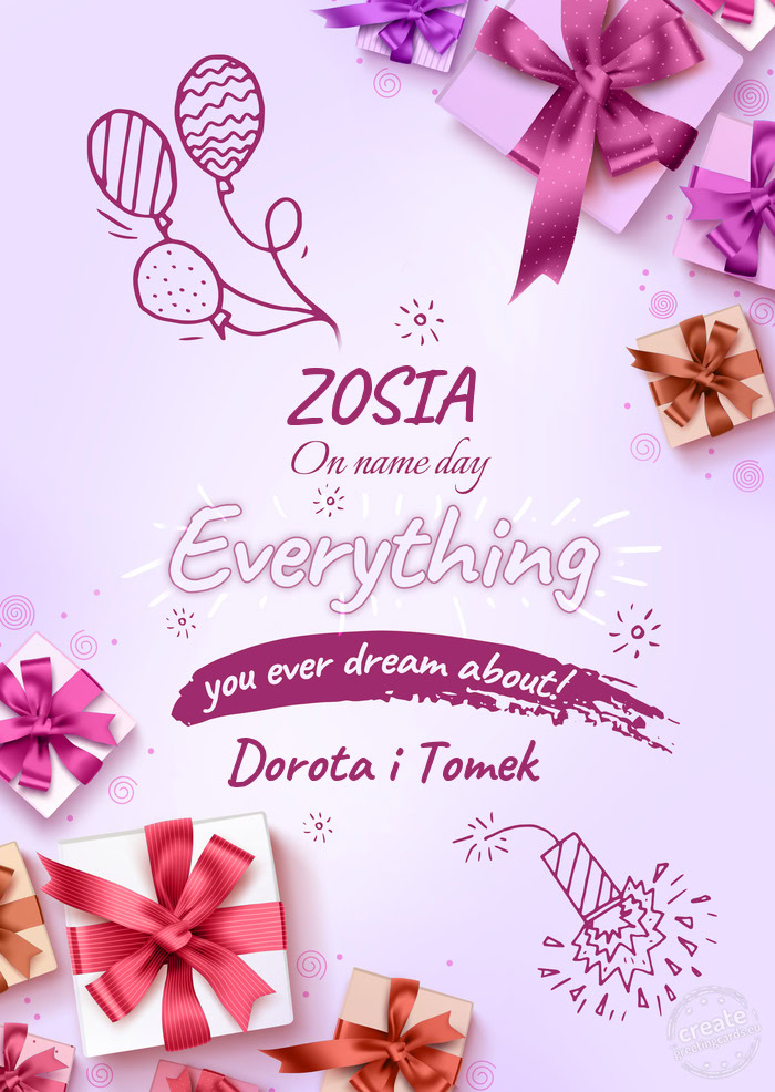 ZOSIA Dorota i Tomek