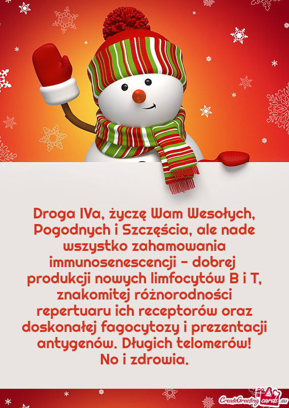 Życzę Wam Wesołych