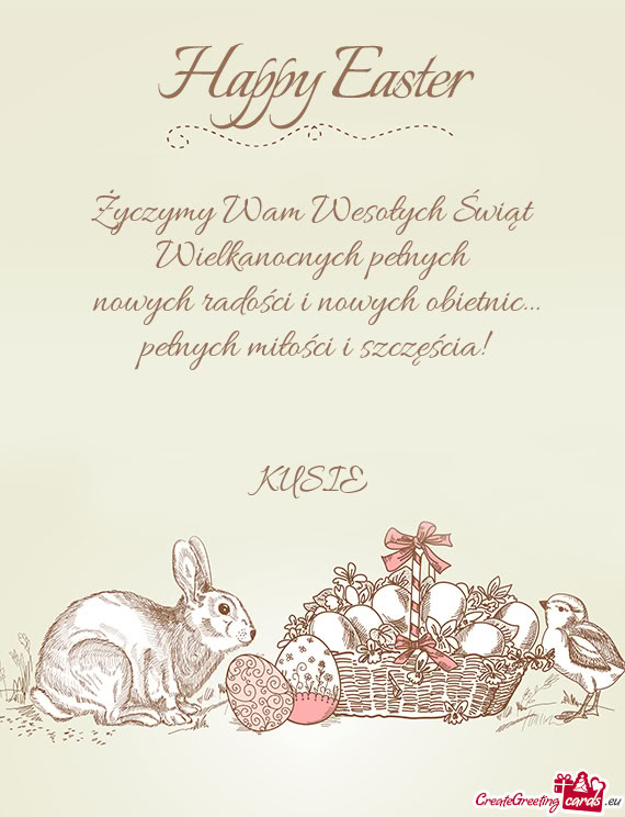 Życzymy Wam Wesołych Świąt Wielkanocnych pełnych