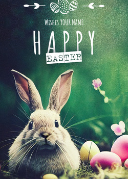 Easter bunny cards