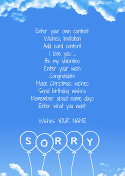 Apology Card